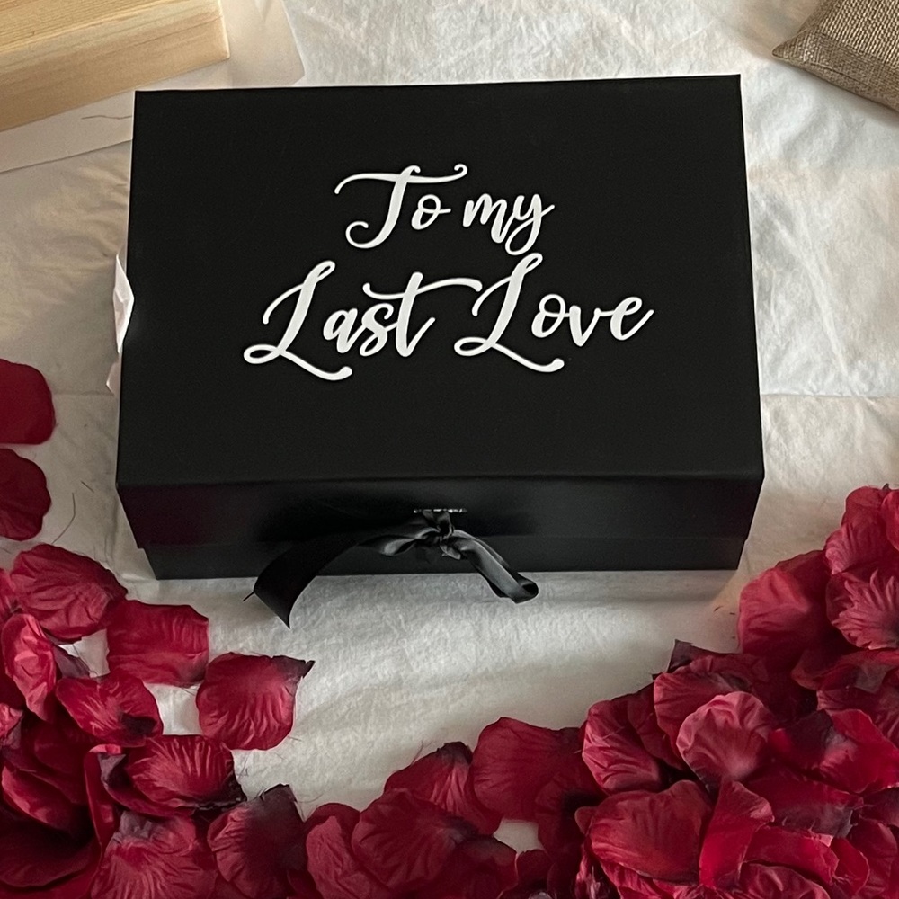 To My Last Love Wedding Gift Box